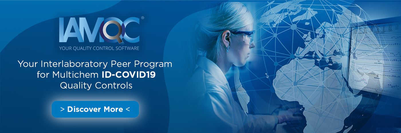 IAMQC interlaboratory Peer program for Multichem ID-COVID19 QC